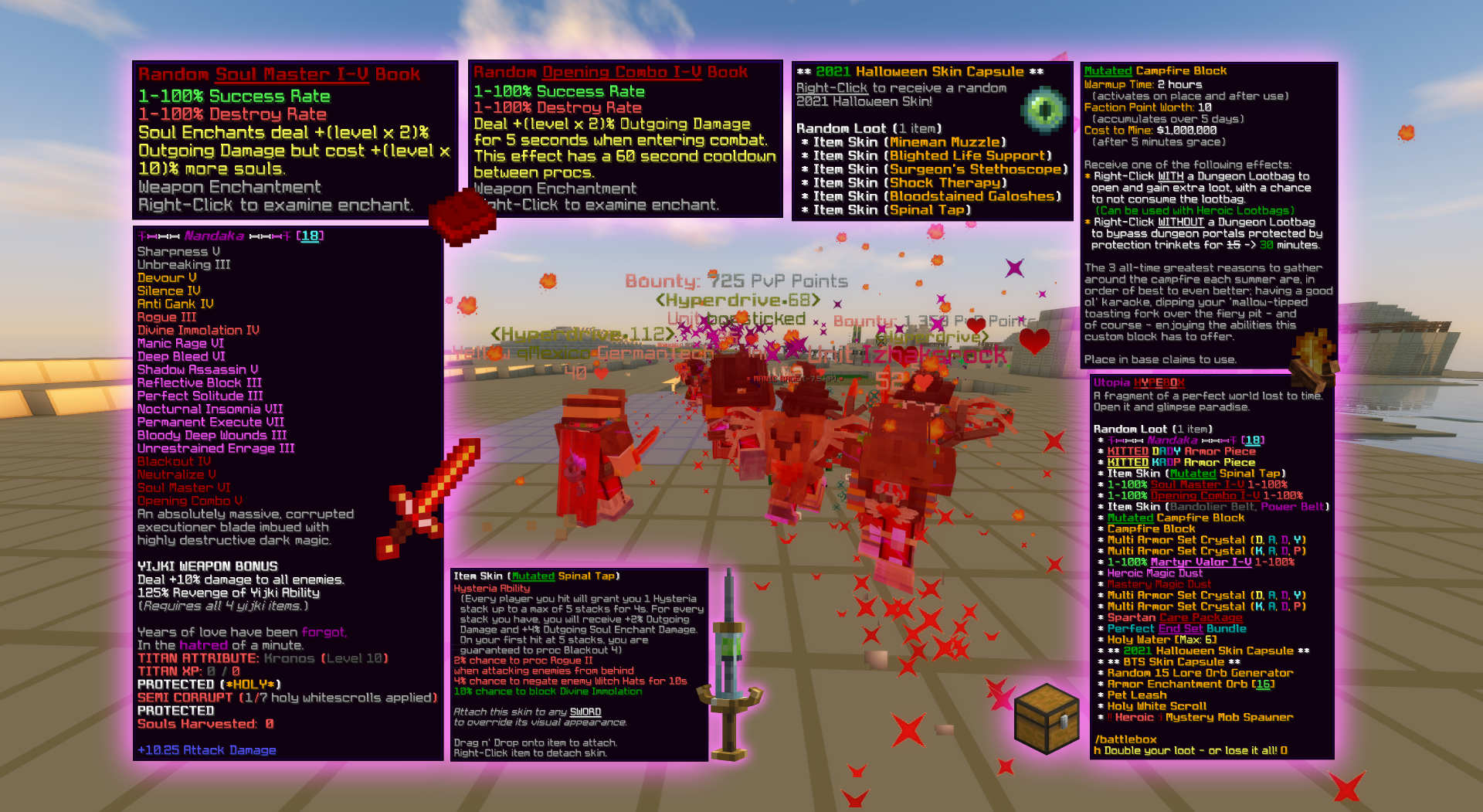 Mutated Campfire Block, Purple Nandaka, Utopia Hypebox + 20% OFF Sale!